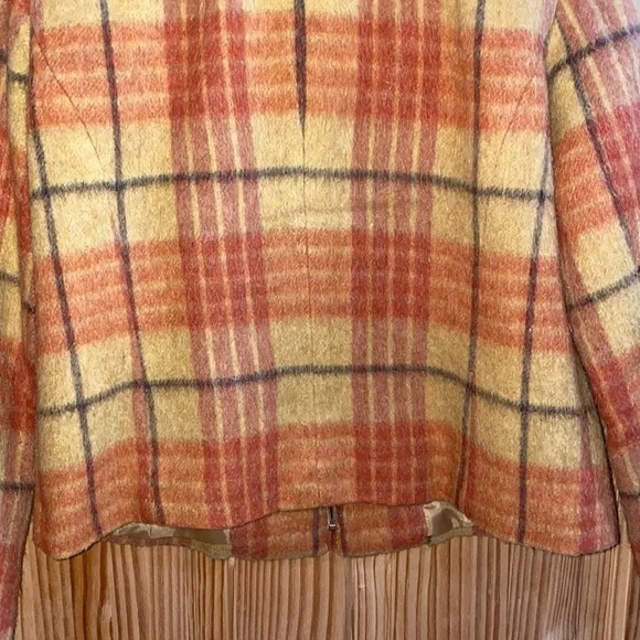 NOUVEAUX Multi-color Women’s Wool Blend Jacket Size 10 Made in El Salvador - Picture 12 of 16